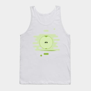 Green Apple in a splash of juice Tank Top